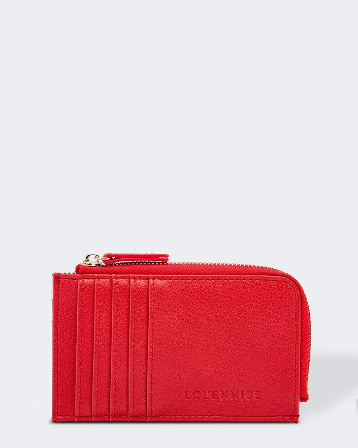 LOUENHIDE Dexter Cardholder - Red WALLET - Zabecca Living