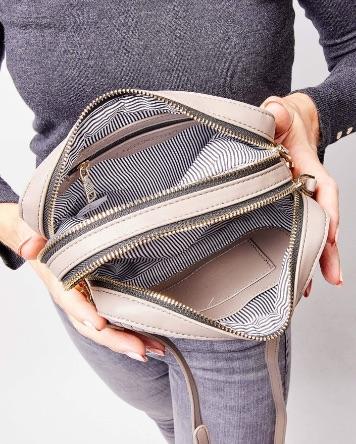 LOUENHIDE Harlem Crossbody Bag - Mocha HANDBAG - Zabecca Living