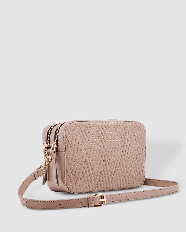 LOUENHIDE Harlem Crossbody Bag - Mocha HANDBAG - Zabecca Living