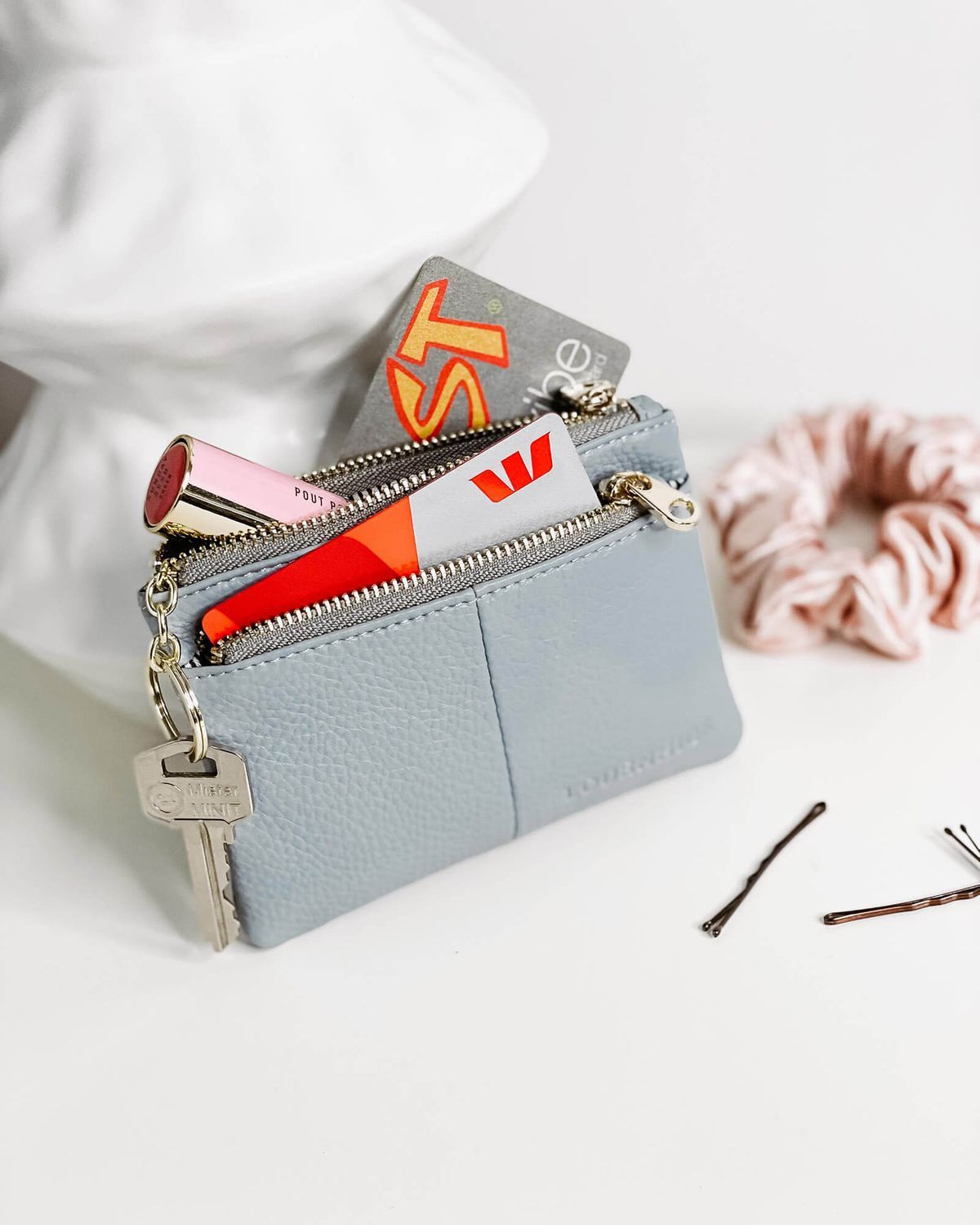 LOUENHIDE Ida Purse - Pale Blue WALLET - Zabecca Living