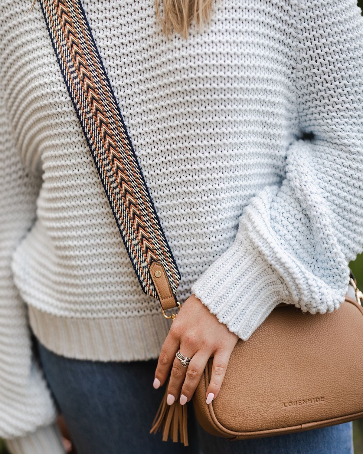 LOUENHIDE Jacinta Crossbody Bag - Latte HANDBAG - Zabecca Living
