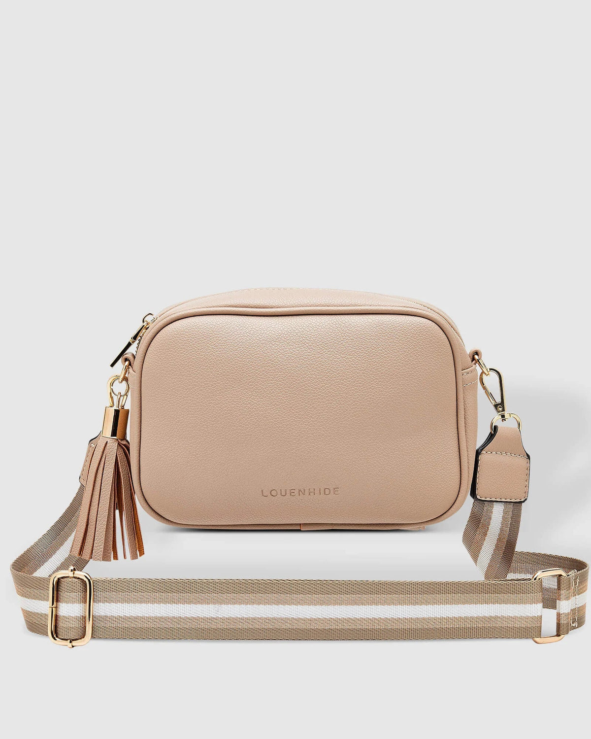 LOUENHIDE Jacinta Crossbody Bag - Metallic Stone HANDBAG - Zabecca Living