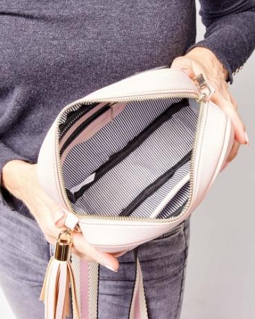 LOUENHIDE Jacinta Crossbody Bag - Nude Pink HANDBAG - Zabecca Living