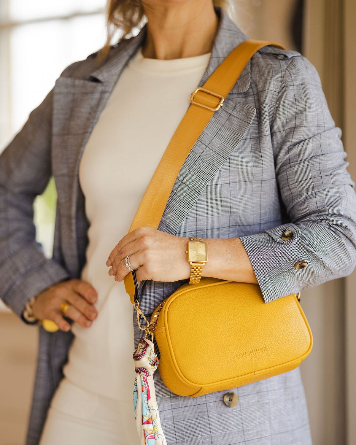LOUENHIDE Jamie Crossbody Bag - Maize HANDBAG - Zabecca Living