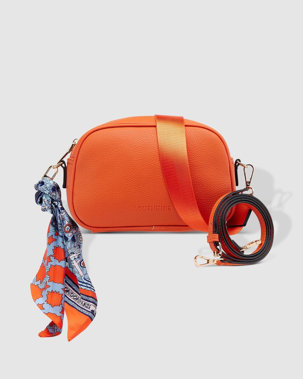 Neon Orange Chevron Quilted Double Handle Dome Bag With Coin Purse | SHEIN  USA