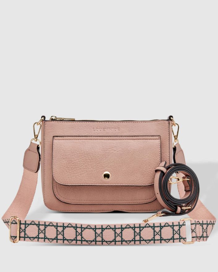 LOUENHIDE Lizzie Crossbody Bag - Blush HANDBAG - Zabecca Living