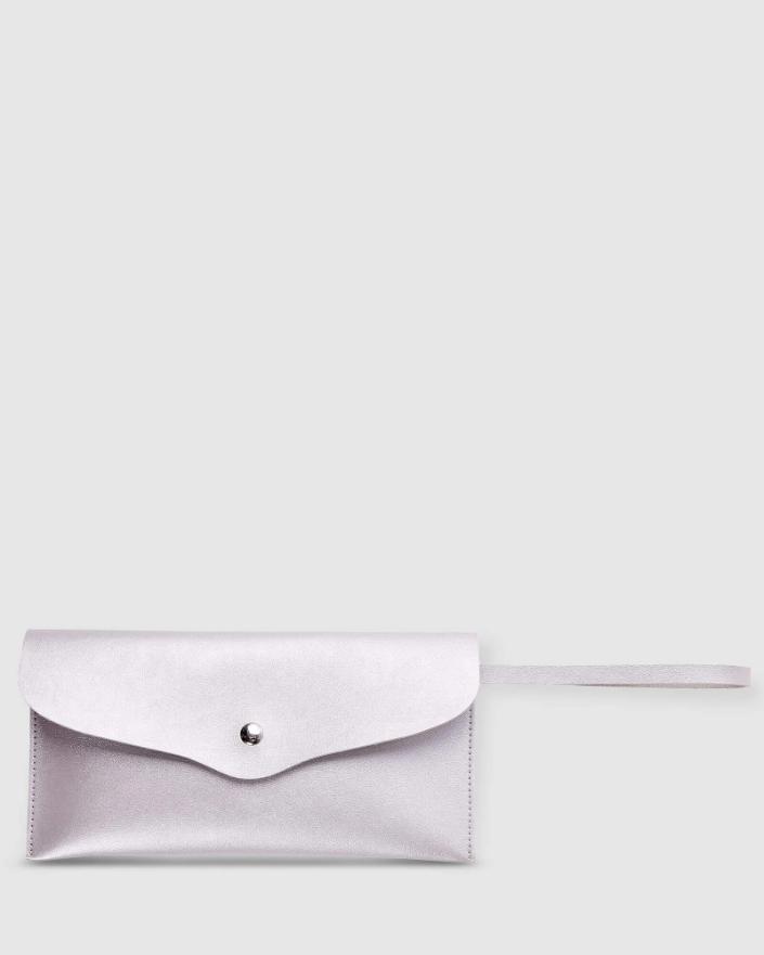 LOUENHIDE Makeup Brush set - Silver COSMETIC PURSE - Zabecca Living