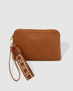 LOUENHIDE Mandy Clutch - Tan HANDBAG - Zabecca Living