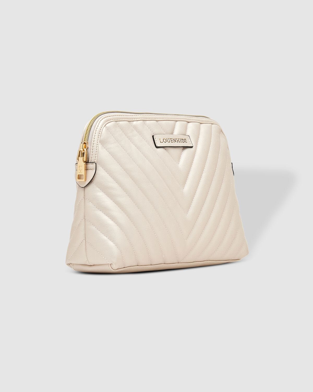 LOUENHIDE Positano Cosmetic Case - Pearl White COSMETIC BAG - Zabecca Living