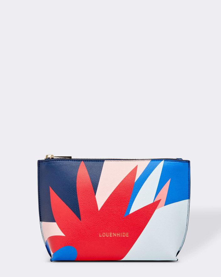LOUENHIDE Saskia Case - Blue, Red COSMETIC PURSE - Zabecca Living