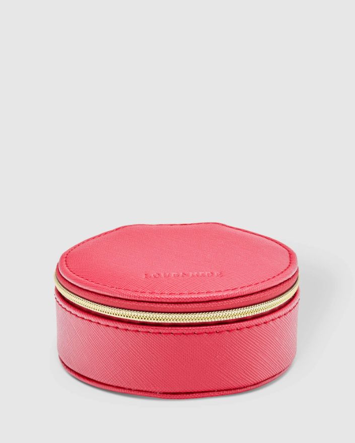 LOUENHIDE Sisco Jewellery Box - Raspberry Jewellery Box - Zabecca Living