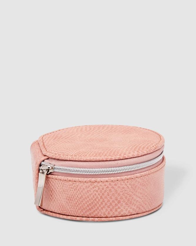 LOUENHIDE Sisco Lizard Jewellery Box - Blush Jewellery Box - Zabecca Living