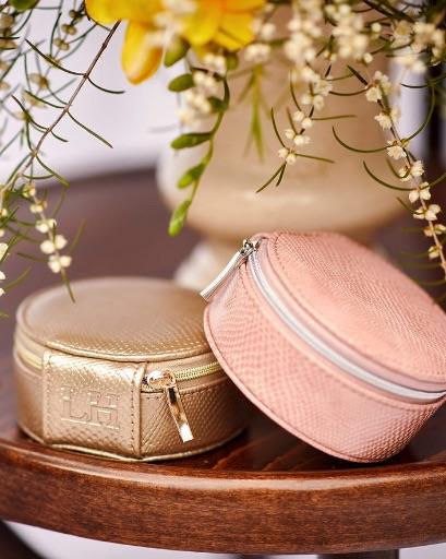 LOUENHIDE Sisco Lizard Jewellery Box - Blush Jewellery Box - Zabecca Living