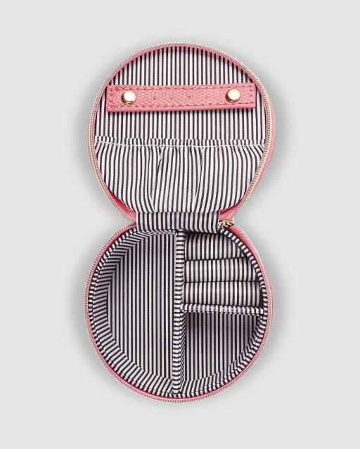 LOUENHIDE Sisco Lizard Jewellery Box - Dark Blush Jewellery Box - Zabecca Living