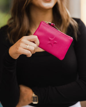 LOUENHIDE Star Purse - Dragon Fruit WALLET - Zabecca Living