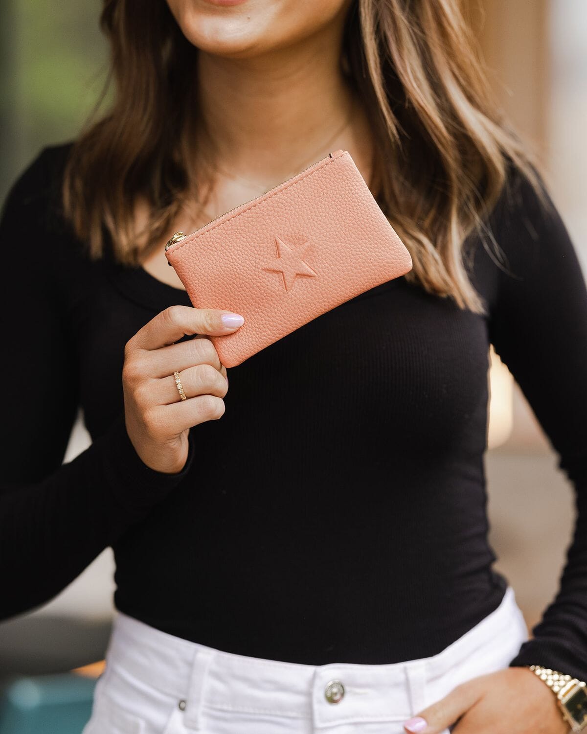 LOUENHIDE Star Purse - Peach WALLET - Zabecca Living