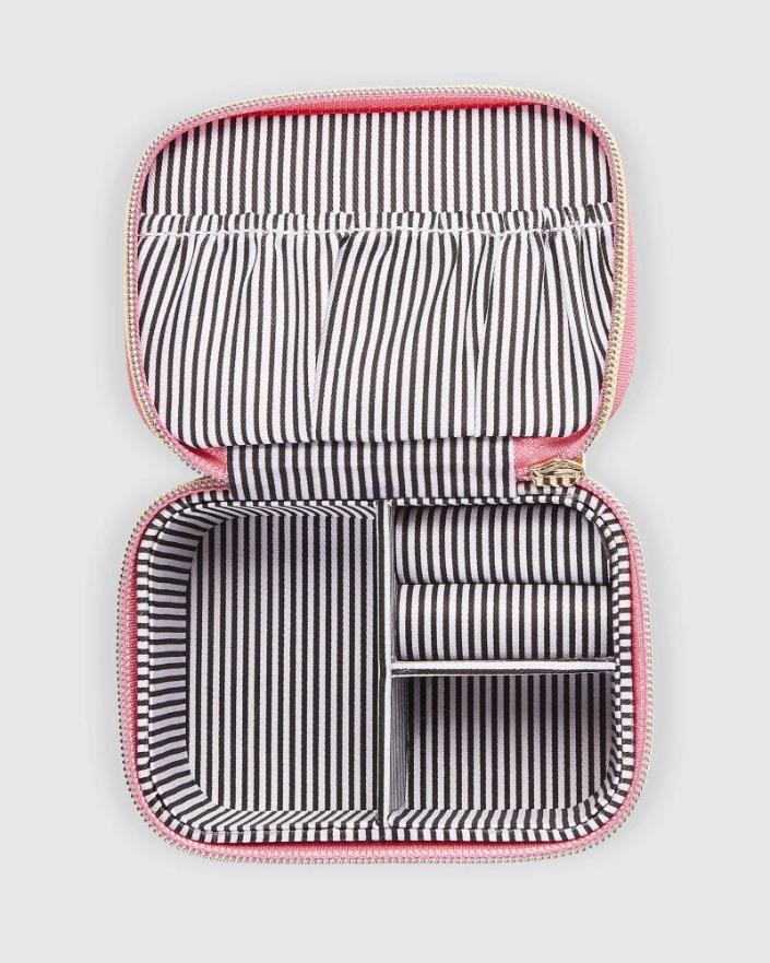 LOUENHIDE Suzie Lizard Jewellery Box - Dark Blush Jewellery Box - Zabecca Living