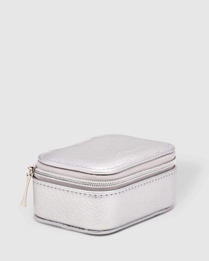 LOUENHIDE Suzie Lizard Jewellery Box - Silver Jewellery Box - Zabecca Living