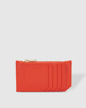 LOUENHIDE Tia Cardholder - Tangerine WALLET - Zabecca Living