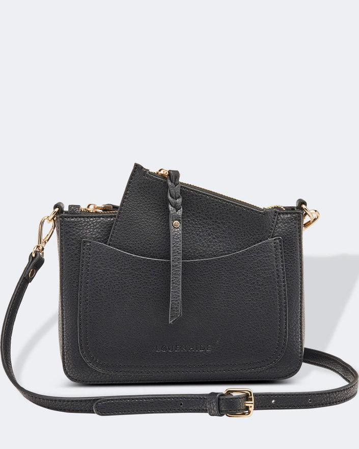 LOUENHIDE Venice Crossbody bag - Black HANDBAG - Zabecca Living
