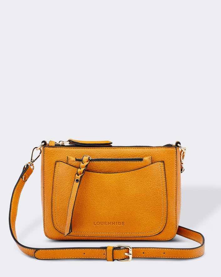 LOUENHIDE Venice Crossbody bag - Mustard HANDBAG - Zabecca Living