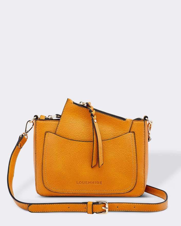 LOUENHIDE Venice Crossbody bag - Mustard HANDBAG - Zabecca Living