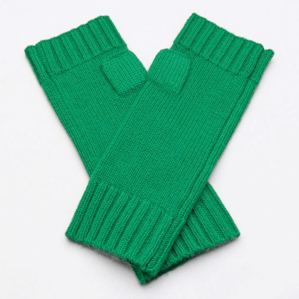 LOVE KATE Gotta Hand it to you Cashmere Fingerless Glove - Apple GLOVES - Zabecca Living