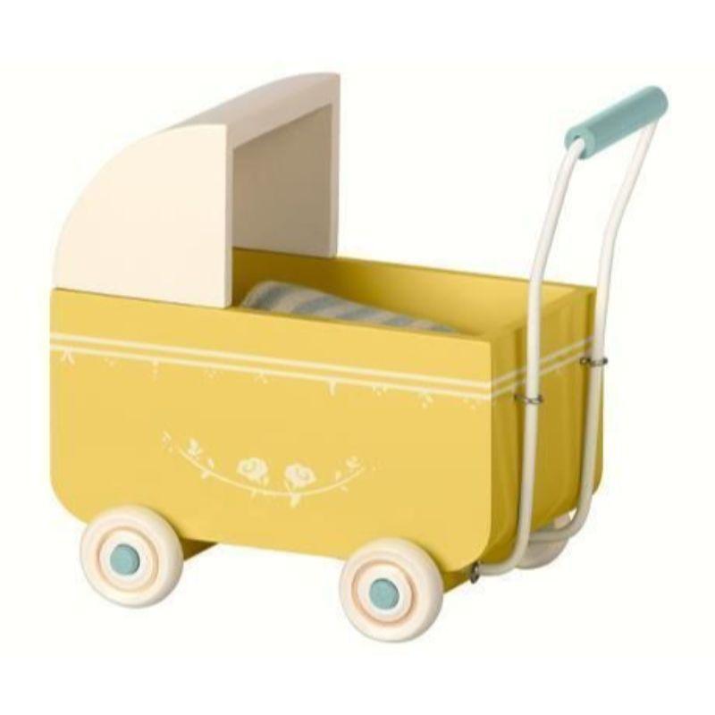 MAILEG Pram for My Baby - Yellow KIDS (5+ Yrs) - Zabecca Living