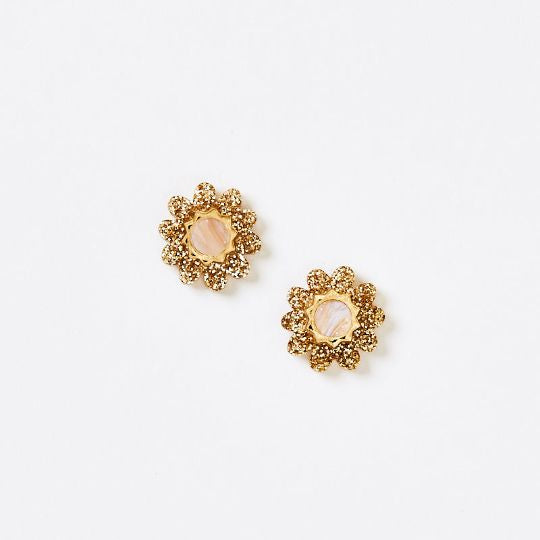 MARTHA JEAN Daphne Studs - Gold Earrings - Zabecca Living