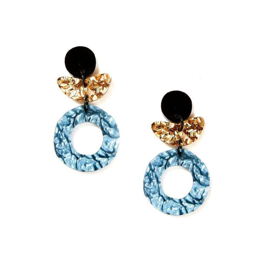 MARTHA JEAN Dune Flower Earrings - Storm Earrings - Zabecca Living