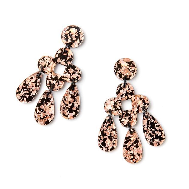 MARTHA JEAN Zara Earrings - Rose Gold Earrings - Zabecca Living