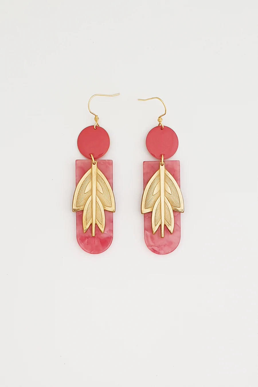 MIDDLE CHILD Bramble Earrings - Coral Earrings - Zabecca Living