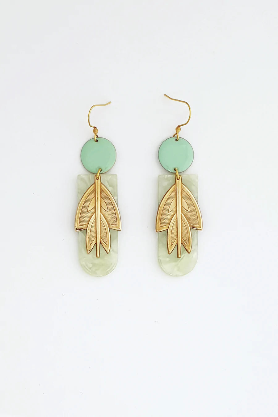 MIDDLE CHILD Bramble Earrings - Honeydew Earrings - Zabecca Living