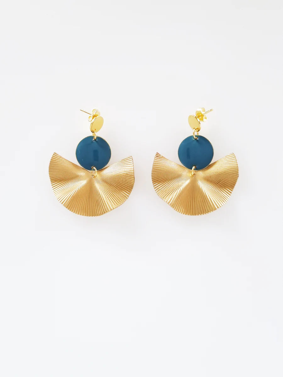 MIDDLE CHILD Munroe Earrings - Teal Earrings - Zabecca Living