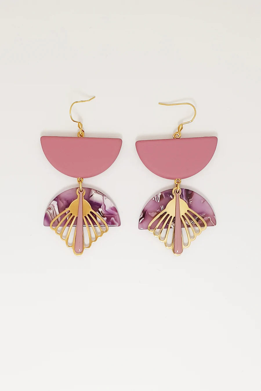 MIDDLE CHILD Swan Song Earrings - Grape Earrings - Zabecca Living