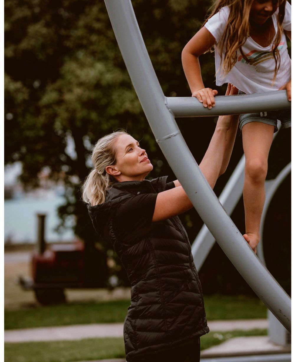 MOKE Mary-Claire Down Vest - Black JACKET - Zabecca Living