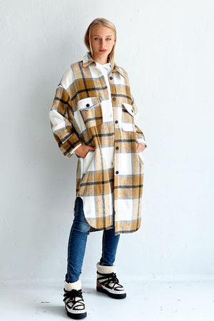 MOSK MELBOURNE Aberdeen Jacket - Caramel Jackets + Coats - Zabecca Living