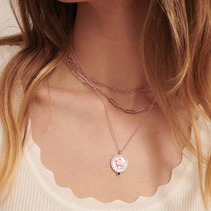 MURKANI Courage Necklace - Rose Gold Plate Necklace - Zabecca Living