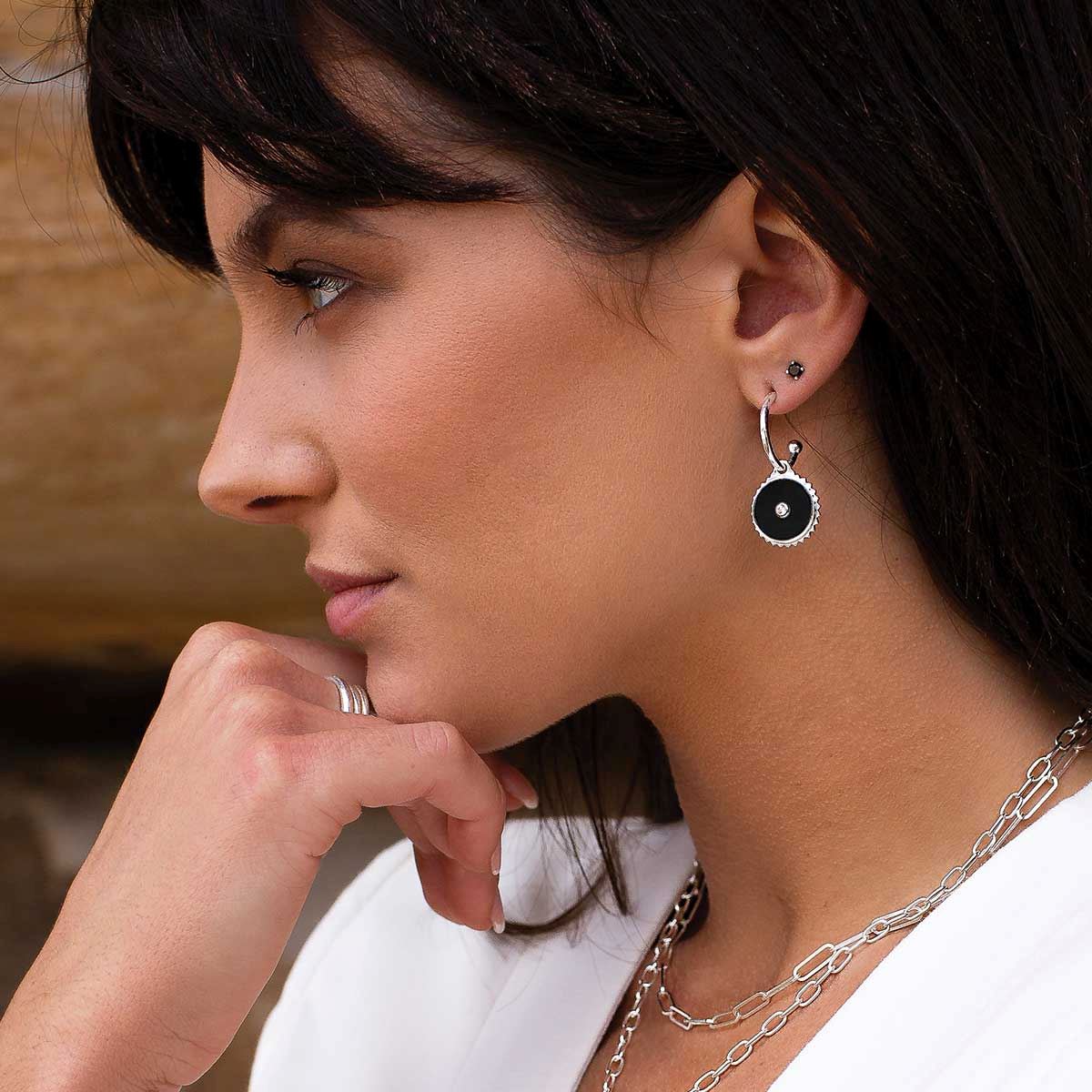 MURKANI Halcyon Equilibrium Earrings - Sterling Silver Earrings - Zabecca Living