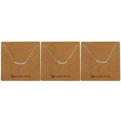 NECK MINT Cubic 8 Point Bar Necklace necklace - Zabecca Living