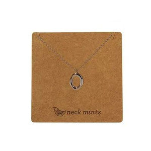 NECK MINT Organic Open Oval Necklace necklace - Zabecca Living