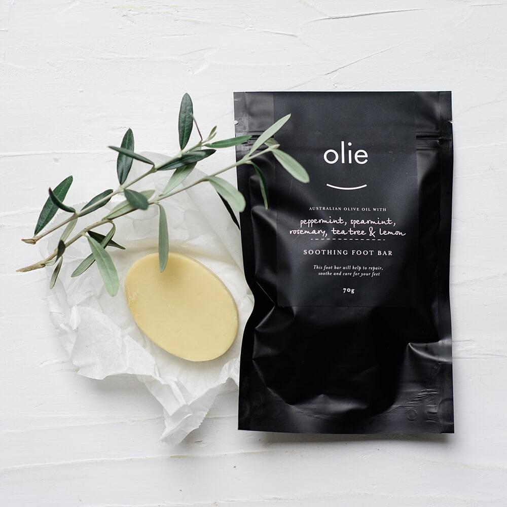 OLIEVE &amp; OLIE Foot Repair Bar 70g BODY CREAM - Zabecca Living