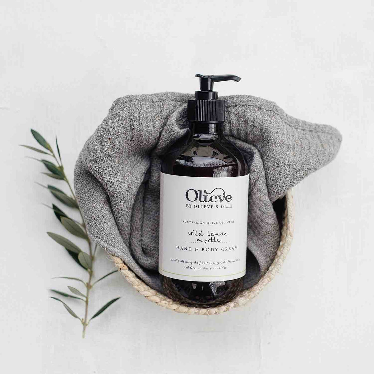 OLIEVE &amp; OLIE Hand and Body Cream - 500ml BODY CREAM WILD LEMON MYRTLE - Zabecca Living