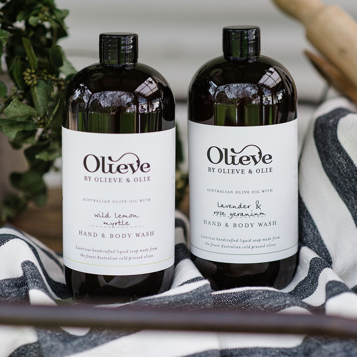 OLIEVE &amp; OLIE Hand and Body Wash 1 Litre HAND AND BODY WASH - Zabecca Living