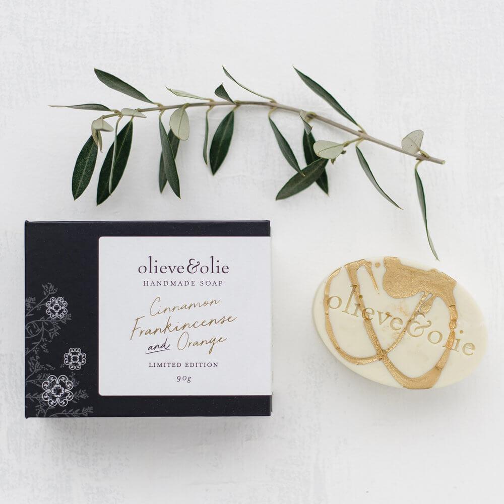 OLIEVE & OLIE Limited Edition Soap - Cinnamon, Frankincense & Orange SOAP - Zabecca Living