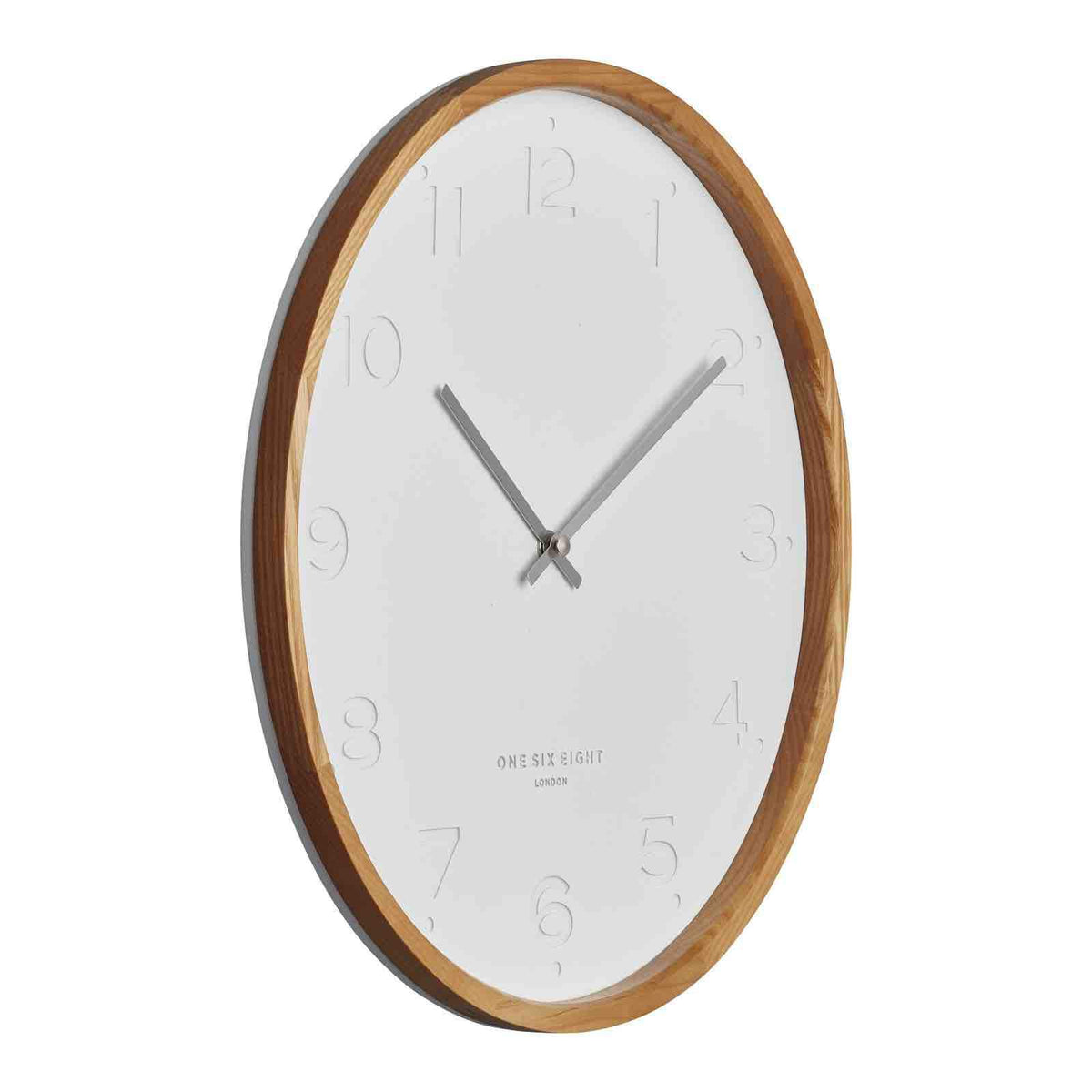 ONE SIX EIGHT LONDON Freya Silent Wall Clock 35cms - White CLOCK - Zabecca Living