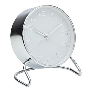 ONE SIX EIGHT LONDON Isabelle Silent Alarm Clock - White CLOCK - Zabecca Living
