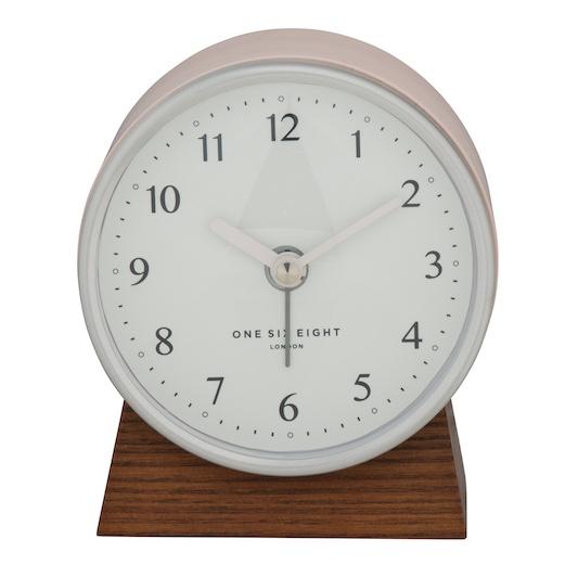 ONE SIX EIGHT LONDON Nina Silent Alarm Clock - Blush CLOCK - Zabecca Living