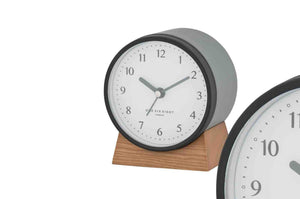 ONE SIX EIGHT LONDON Nina Silent Alarm Clock - Charcoal Grey CLOCK - Zabecca Living