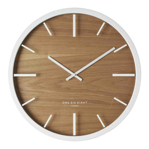 ONE SIX EIGHT LONDON Willow Silent Wall Clock 30cms CLOCK - Zabecca Living